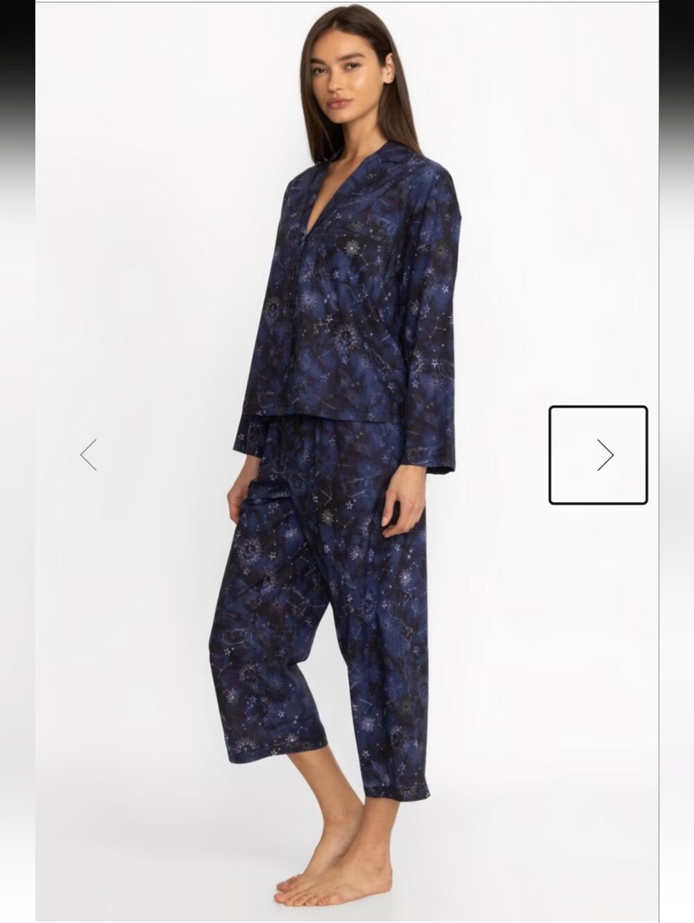 JOHNNY WAS BEJEWEL CELESTIAL PAJAMA SET SZ XL